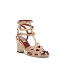 White Goatskin Platform Sandals