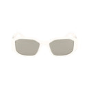 White Injected Sunglasses