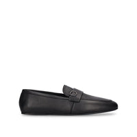 Brown Calfskin Slip-On Loafers