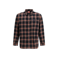 Blue Cotton Pattern Shirt