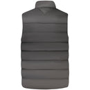 Black Nylon Men's Vest Jacket