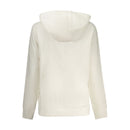 White Cotton Women Sweatshirt
