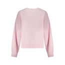 Pink Cotton Women Sweatshirt