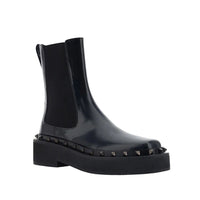 Black Calfskin Chelsea Boots