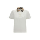 White Cotton Polo Shirt
