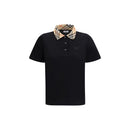 Black Cotton Polo Shirt
