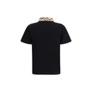 Black Cotton Polo Shirt