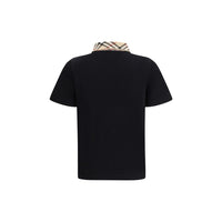 Black Cotton Polo Shirt