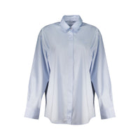 Azzurro Cotton Women Shirt
