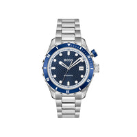 Gray Stainless Steel Dress Watch