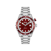 Gray Stainless Steel Dress Watch