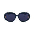 Blue Injected Sunglasses