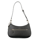 Black Polyethylene Women Handbag