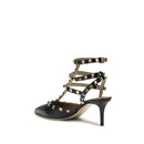 Black Calf Leather Bos Taurus High Heel Pumps