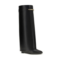 Black Calf Leather Bos Taurus Boots