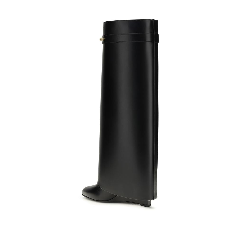 Black Calf Leather Bos Taurus Boots