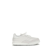 White Calf Leather Bos Taurus Low Top Sneakers