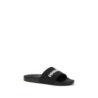 Black Rubber Sandals