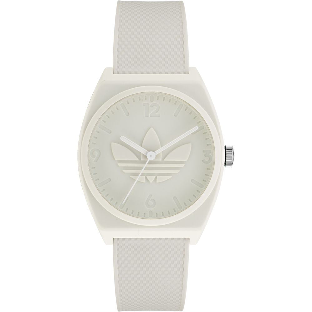 White Synthetic Dress Watch