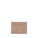 Beige Calf Leather Bos Taurus Wallet