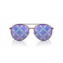 Brown Metal Sunglasses