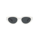 White Acetate Sunglasses