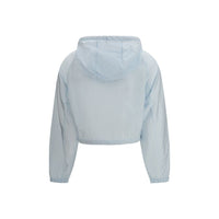 Blue Recycled Polyamide Shell Jacket