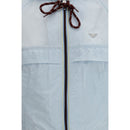 Blue Recycled Polyamide Shell Jacket