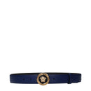 Blue Leather Belt