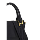 Black Calf Leather Bos Taurus Handbag