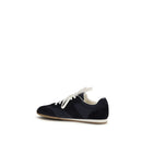 Blue Calf Leather Bos Taurus Low Top Sneakers