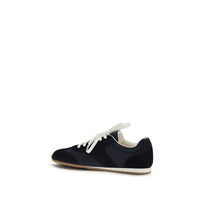 Blue Calf Leather Bos Taurus Low Top Sneakers