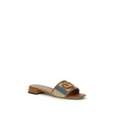 Multicolor Calf Leather Bos Taurus Sandals