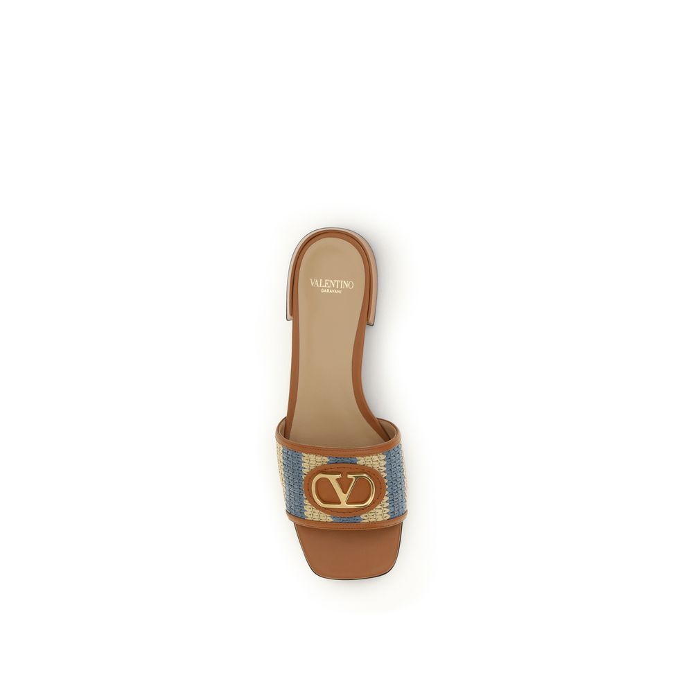 Multicolor Calf Leather Bos Taurus Sandals
