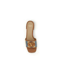 Multicolor Calf Leather Bos Taurus Sandals