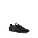 Black Calf Leather Bos Taurus Athletic Sneakers