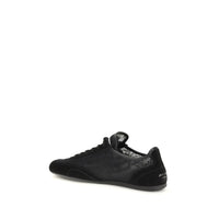 Black Calf Leather Bos Taurus Athletic Sneakers