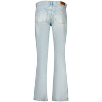 Azzurro Cotton Women Jeans