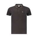 Black Cotton Men's Polo Shirt