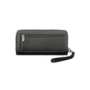 Black Polyurethane Women Wallet
