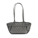 Black Polyurethane Women's Handbag