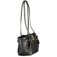 Nero Polyurethane Women Handbag