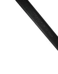 Brown Calf Fur Leopard Metal Buckle Belt