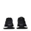 Black Fabric Athletic Sneakers