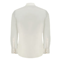 White Cotton Men Shirt