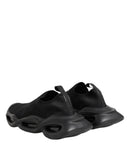 Black Slip On Wave Low Top Sneakers Shoes