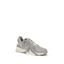 Gray Calf Leather Bos Taurus Athletic Sneakers