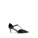 Black Calf Leather Bos Taurus High Heel Pumps