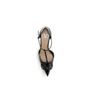 Black Calf Leather Bos Taurus High Heel Pumps