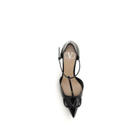 Black Calf Leather Bos Taurus High Heel Pumps